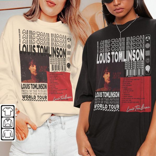 Louis Tomlinson Music Shirt Faith In The Future Tour 2023 Tee Gift For Fan