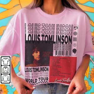 Louis Tomlinson Music Shirt, Faith in The Future Tour 2023 Tee Gift For Fan