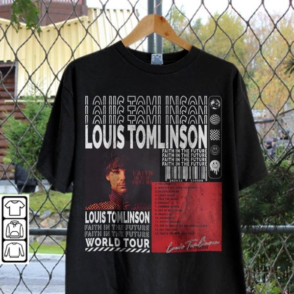 Louis Tomlinson Music Shirt Faith In The Future Tour 2023 Tee Gift For Fan