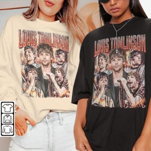 Louis Tomlinson Music Shirt., One Direction T-Shirt