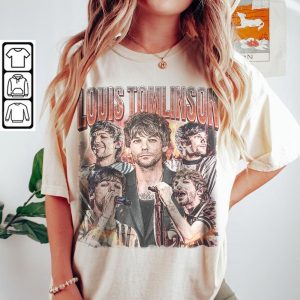 Louis Tomlinson Music Shirt., One Direction T-Shirt