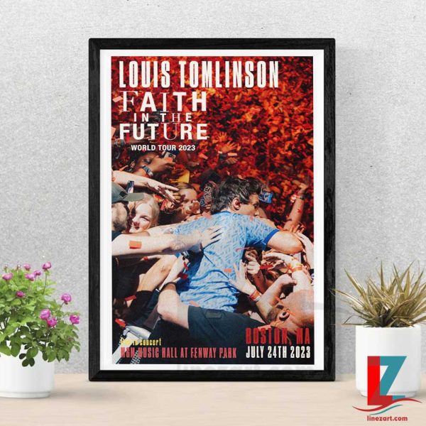 Louis Tomlinson Faith In The Future 2023 In Boston Canvas Poster