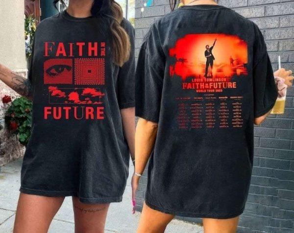 Vintage Faith In The Future World Tour 2023 Tomlinson Fans Shirt