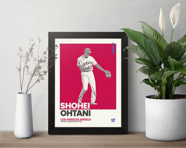 Shohei Ohtani Poster Los Angeles Angles Baseball