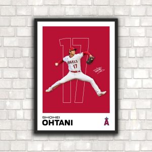 Shohei Ohtani Poster Los Angeles Angels MLB Poster