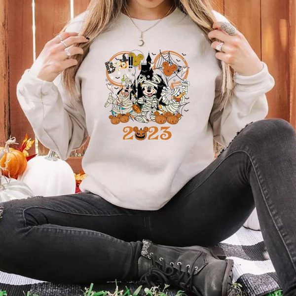 Disney Trick Or Treat Mickey And Friend Halloween Sweatshirt