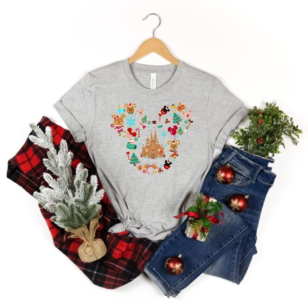 Mickey Christmas Disney Gingerbread Shirts