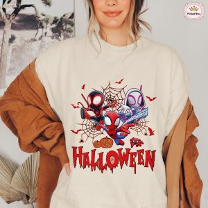 Spider-Man Moonlight Happy Halloween T-Shirt