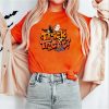 Three Spiderman Meme Custom Ghost Pumpkin Halloween Sweatshirt