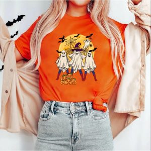 Three Spiderman Meme Custom Ghost Pumpkin Halloween Sweatshirt