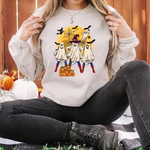 Three Spiderman Meme Custom Ghost Pumpkin Halloween Sweatshirt