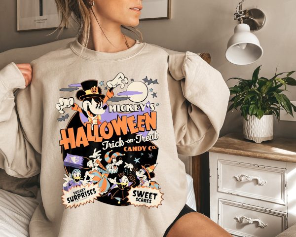 Vintage Mickey’s Halloween Trick Or Treat Sweatshirt