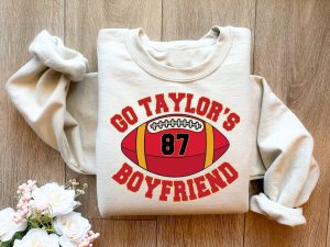 Funny Football Fan Shirt, Taylor and Travis KC Football Tee 2023, go taylor's boyfriend sweatshirt for football season kancas city