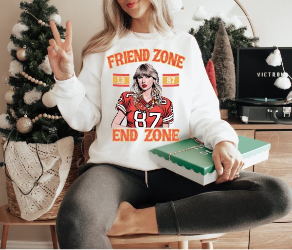 Swift Kelce Jersey Shirt Travis And Kansas City Chiefs KC Friend Zone End