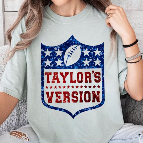 Comfort Color Tay Swift Football Shirt Taylor Version Tay’s Tee Sunday Youth Sweatshirt