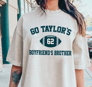 Go Taylor's Boyfriend's Brother Crewneck, Jason Kelce Sweatshirt, Game Day Sweatshirt, Philadelphia Football Sweatshirt, Football Fan Gifts