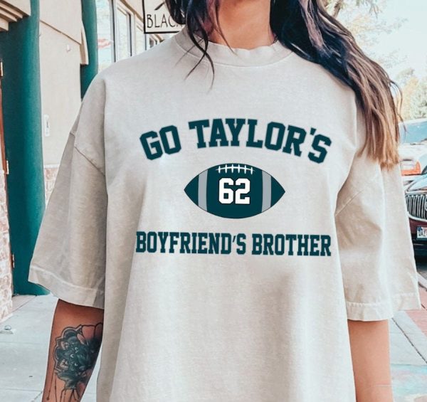 Go Taylor’s Boyfriend’s Brother Crewneck Jason Kelce Sweatshirt Game Day Philadelphia Football Fan Gifts