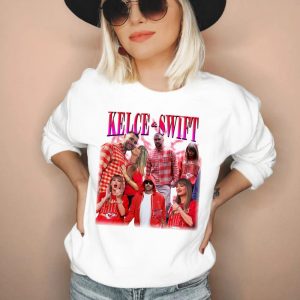 Travis Kelce Taylor Swift 90s Rap Vintage Bootleg Sweatshirt Chief Shirt 87 Kansas City Football FanGift