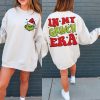 Merry GrinchMas Double Sided Crewneck Sweatshirt Christmas Gift