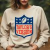 Taylor Swift Boyfriend Travis Kelce Inspired Unisex T-Shirt Swiftie Collectible Gift For Swifties Crewneck Red With Slogan