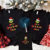 The Grinch Embroidered Sweatshirt Vintage Snowman Christmas Gift Ideas Shirt