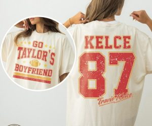 Retro Go Taylors Boyfriend Sweatshirt Vintage Travis Kelce T-Shirt Taylor Football Shirt Fan Gift Gifts Eras Tour