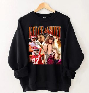 Vintage 90s Style Taylor Swiftie Travis Kelce Eras Tour Shirt, Swiftie Tour 2023 T-Shirt, Music Country Tees, TS Swiftie Concert sweatshirt