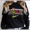 The Grinch Embroidered Sweatshirt Vintage Snowman Christmas Gift Ideas Shirt