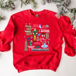 Buddy Elf Omg Santa Xmas Gift Sweatshirt Hoodie Tee