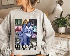 Travis Kelcee Taylors Swiftie Eras Tour Shirt, Travis Chief Sweatshirt, Taylors Chief Crewneck Shirt, Gift For Fan, Taylors Boyfriend Shirt