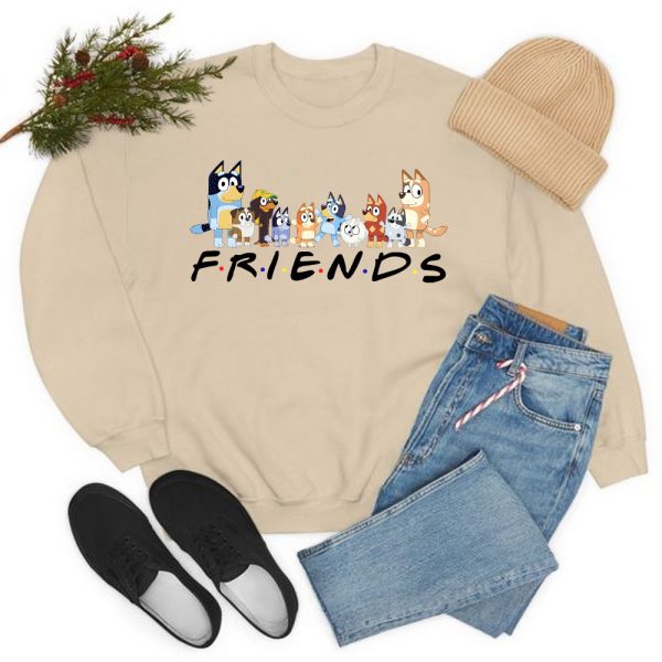 Bluey Friend Family Sweatshirt Hoodie T-Shirt