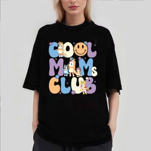 B.luey Cool Mom Club Shirt, B.luey Mum Shirts, Chilli Heeler Shirts, B.luey Chilli Heeler Shirt, B.luey Mum Gift, Full Shirt options