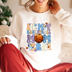 In My Basketball Mom Era T-Shirt B.luey Gameday Gift Shirt Cool Club Mum Tee