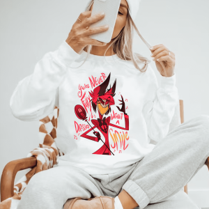 Vintage Hazbin Hotel Alastor Graphic For Fans Kid T-Shirt Sweatshirt Hoodie