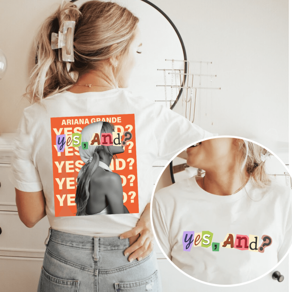 Ariana Grande Yes And Album 2Sides Hoodie Tshirt Sweatshirt