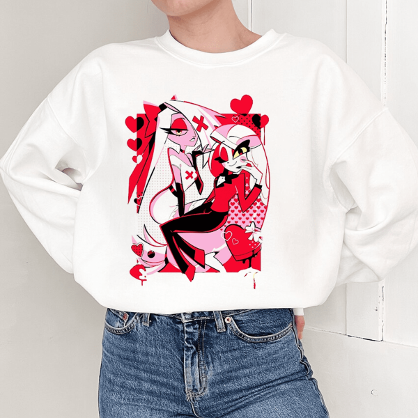 Hazbin Hotel Valentines T-Shirt Sweatshirt Hoodie