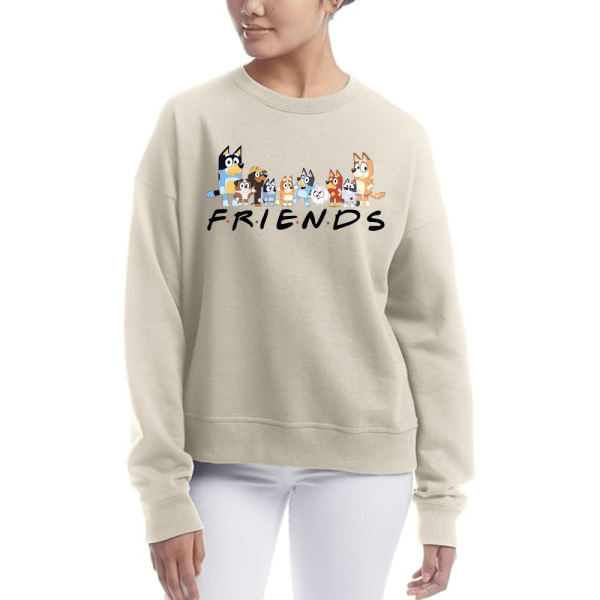 Cute Bluey Friends TShirt Hoodie Sweatshirt