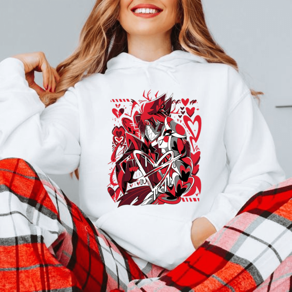 Hazbin Hotel Charlie And Alastor 2024 V-day T-Shirt Sweatshirt Hoodie