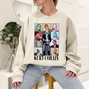 Kurt Cobain Eras Tour Tshirt Hoodie Sweathirt