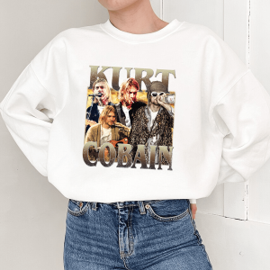 Kurt Cobain Vintage Tshirt Hoodie Sweatshirt