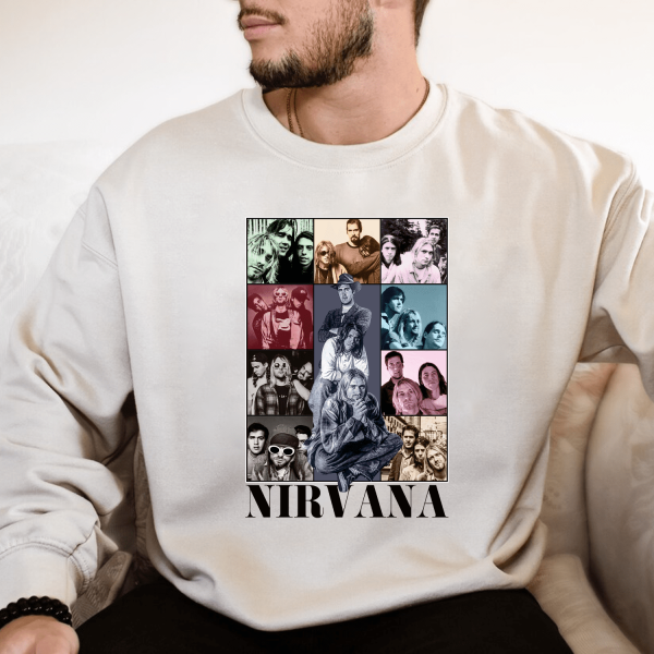 Nirvana Eras Tour Tshirt Hoodie Sweatshirt