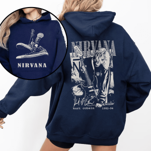 Nirvana Vintage Tshirt Hoodie Sweatshirt 2 Sides