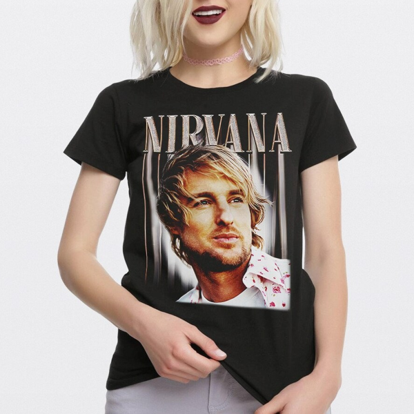 Owen Wilson Nirvana Tshirt Hoodie Sweatshirt