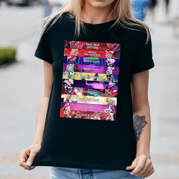 Hazbin Hotel 10 Songs Tshirt Hoodie Sweatshirt