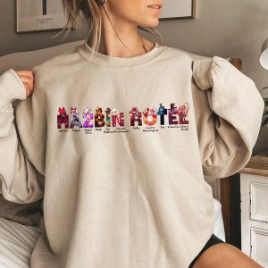 Hazbin Hotel Characters Movie Tshirt Hoodie Sweatshirt