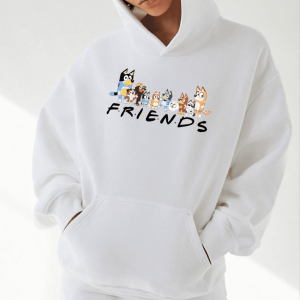 Cute Bluey Friends TShirt Hoodie Sweatshirt