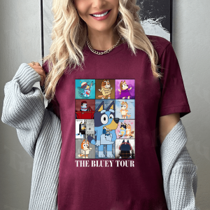 Cute Bluey Tour Sweatshirt Hoodie Tshirt