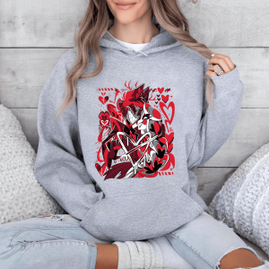 Hazbin Hotel Charlie and Alastor 2024 V-day T-Shirt Sweatshirt Hoodie