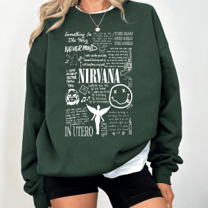 Nirvana Doodle Tshirt Hoodie Sweatshirt