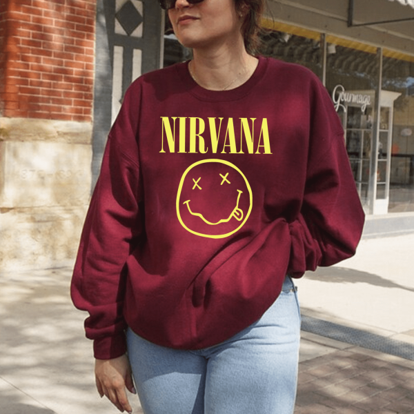 Nirvana Logo Tshirt Hoodie Sweatshirt